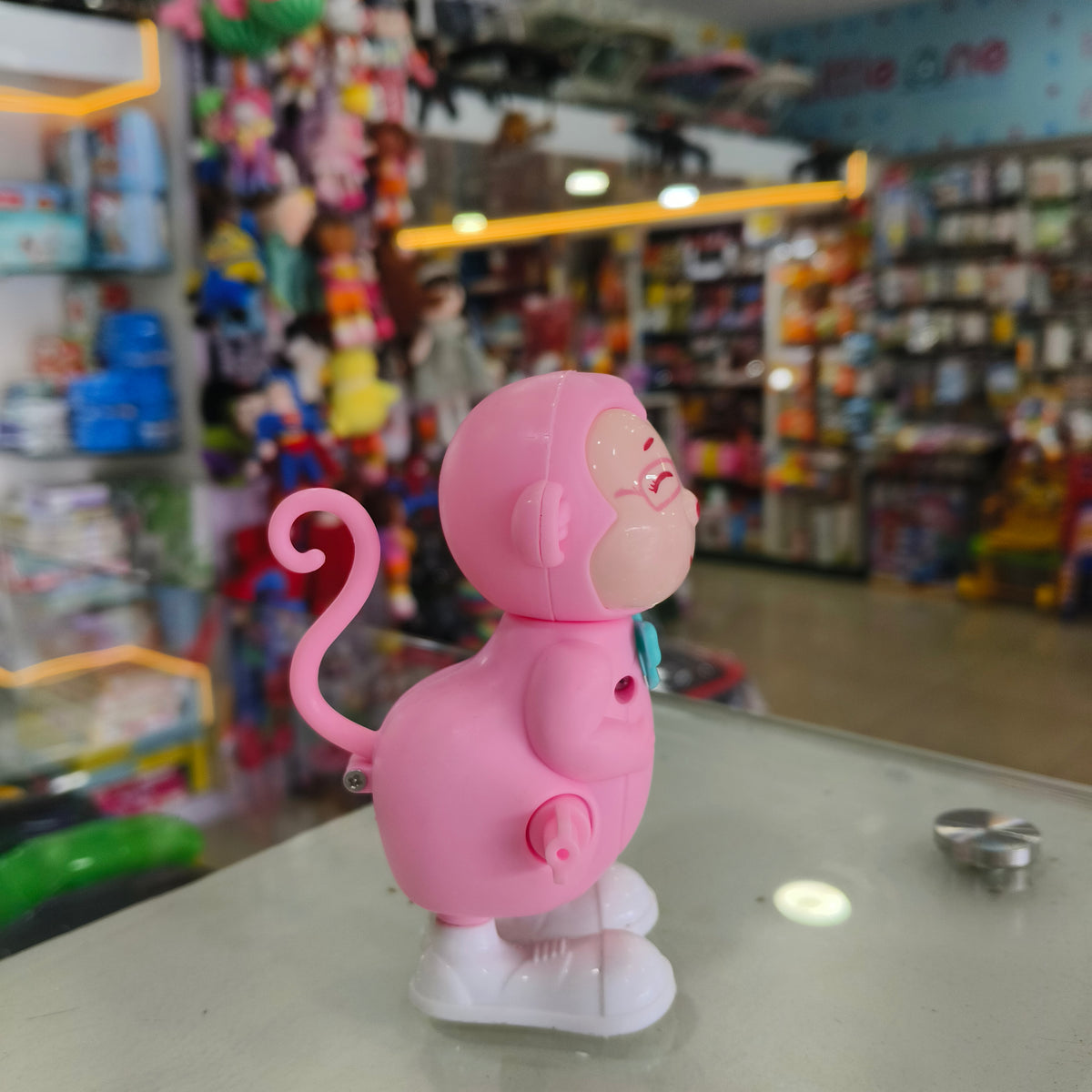 Glasses Monkey Waddling Wind-Up Toy