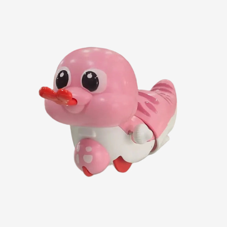 Pink Duck Wind-Up Character Toy