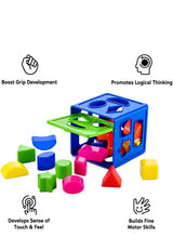 Shape Sorter Cube & Geometric Colorful Activity