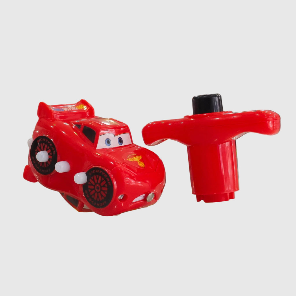 Turbo Race Car Launcher & Top Spinner Toy