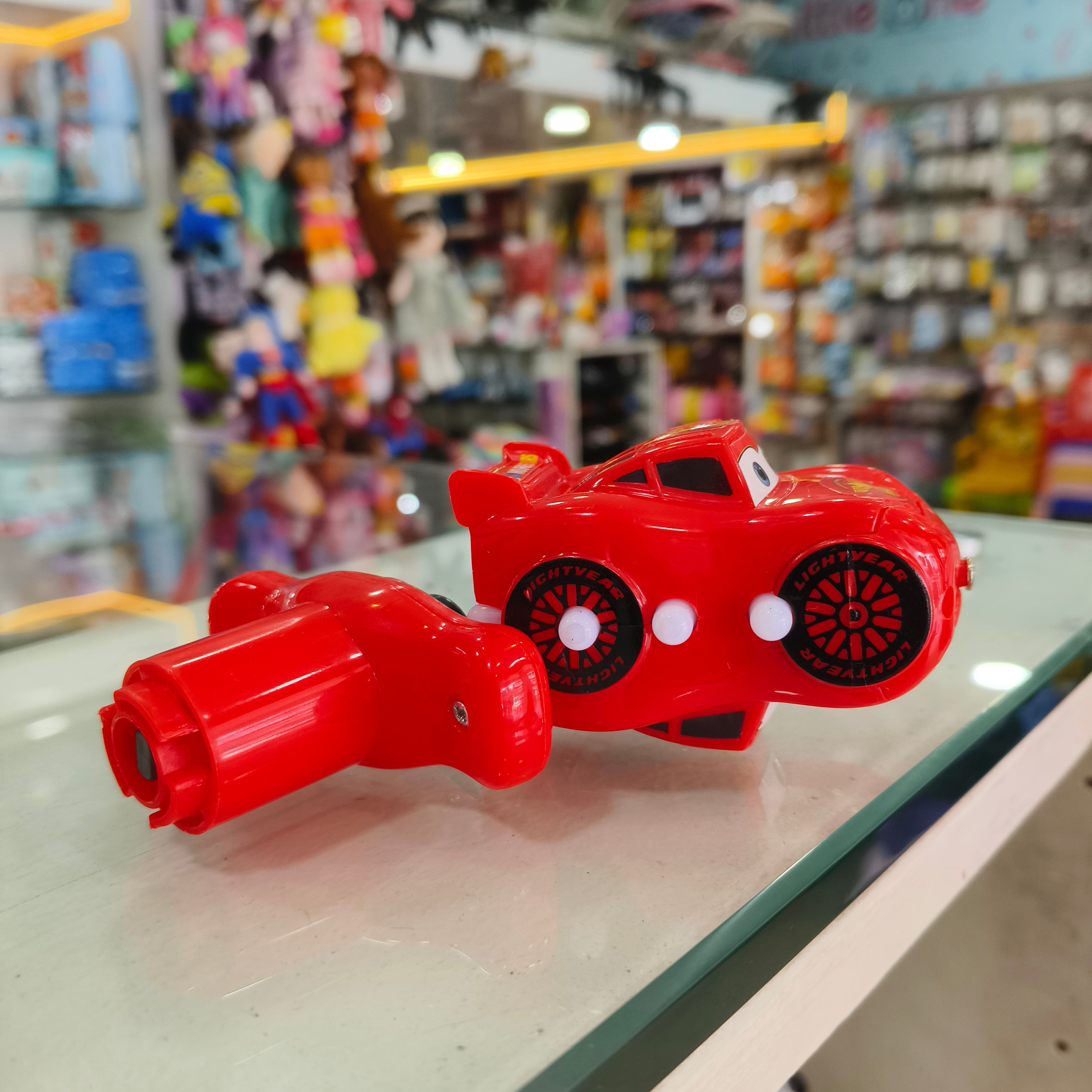 Turbo Race Car Launcher & Top Spinner Toy