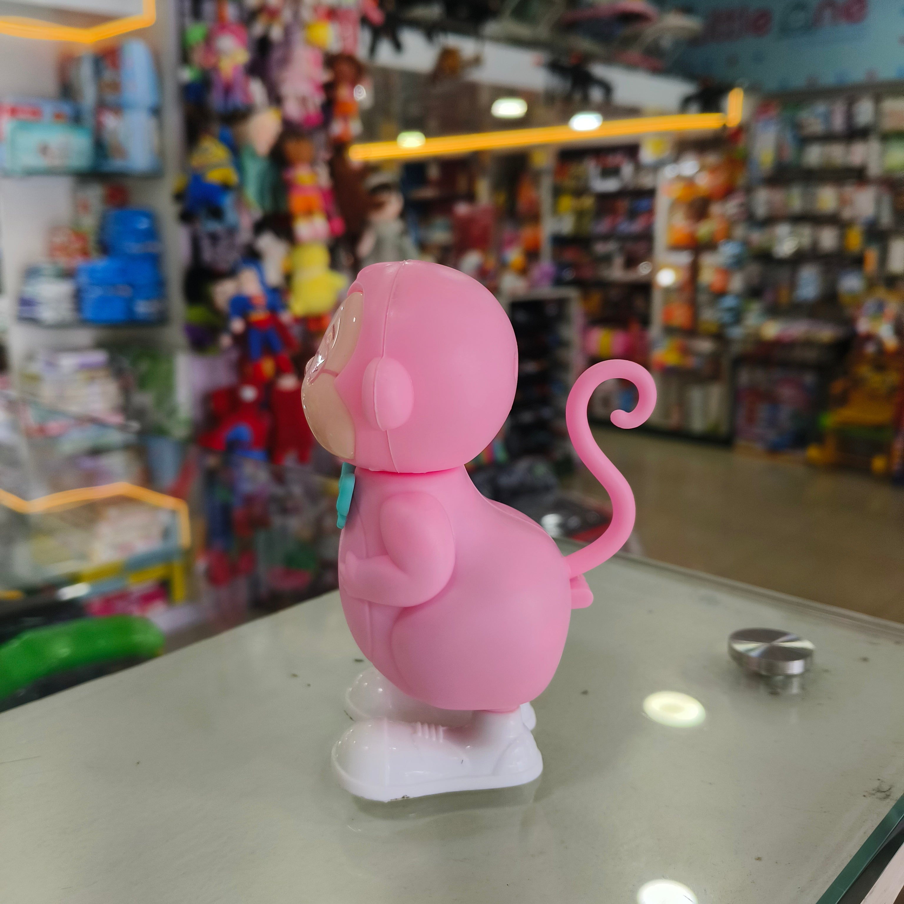 Glasses Monkey Waddling Wind-Up Toy