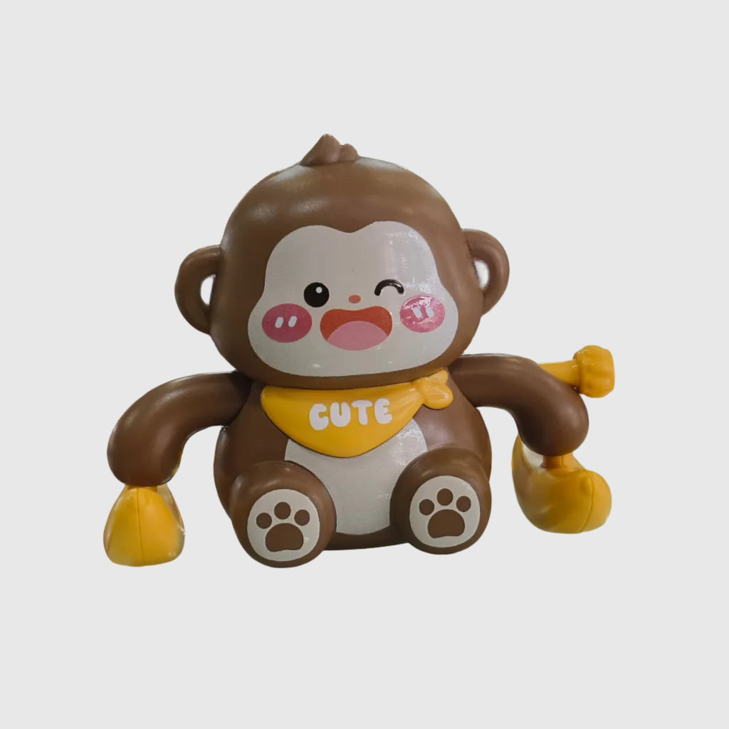 "Cute" Monkey with Banana Wind-Up Toy
