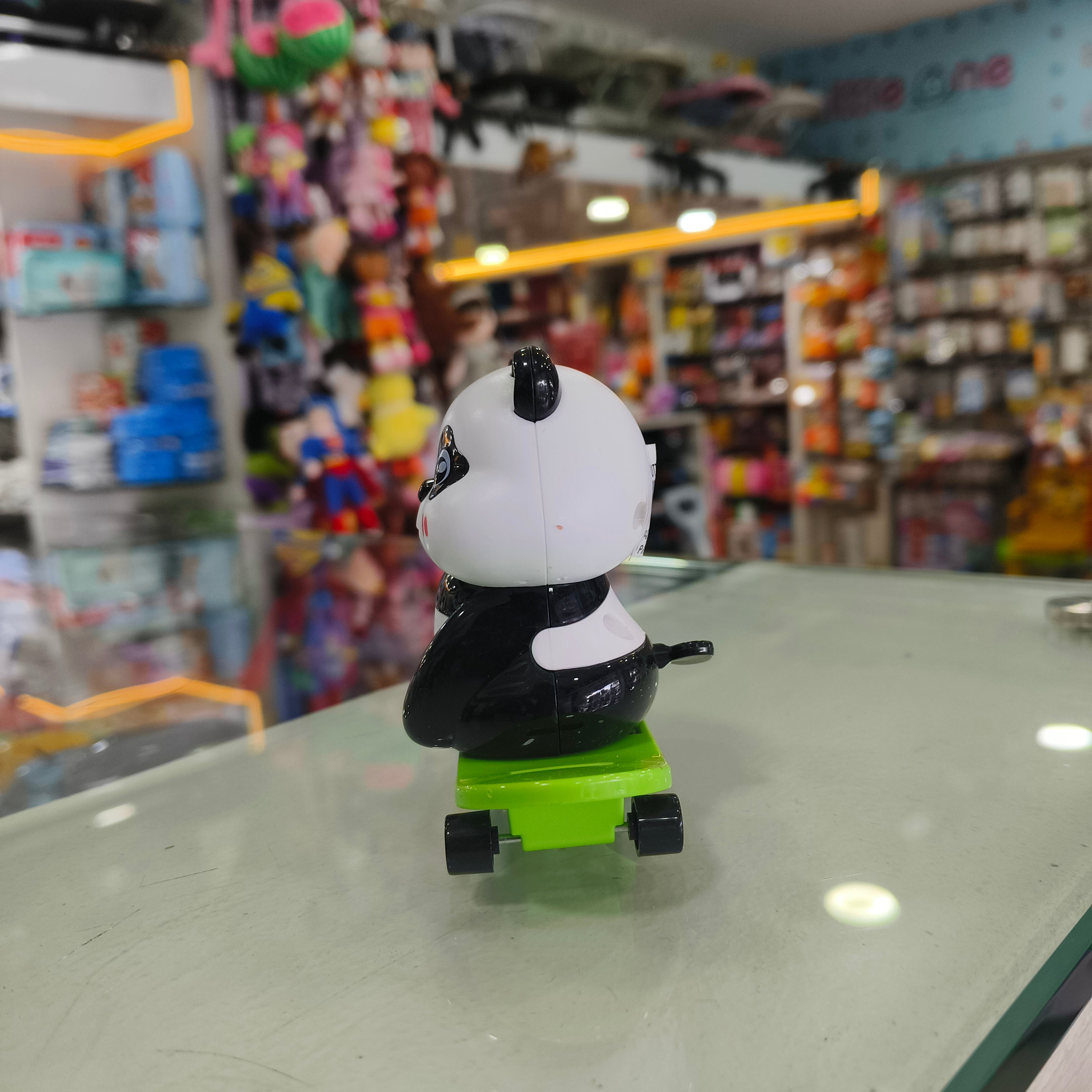 Skater Panda Skateboard Wind-Up Toy