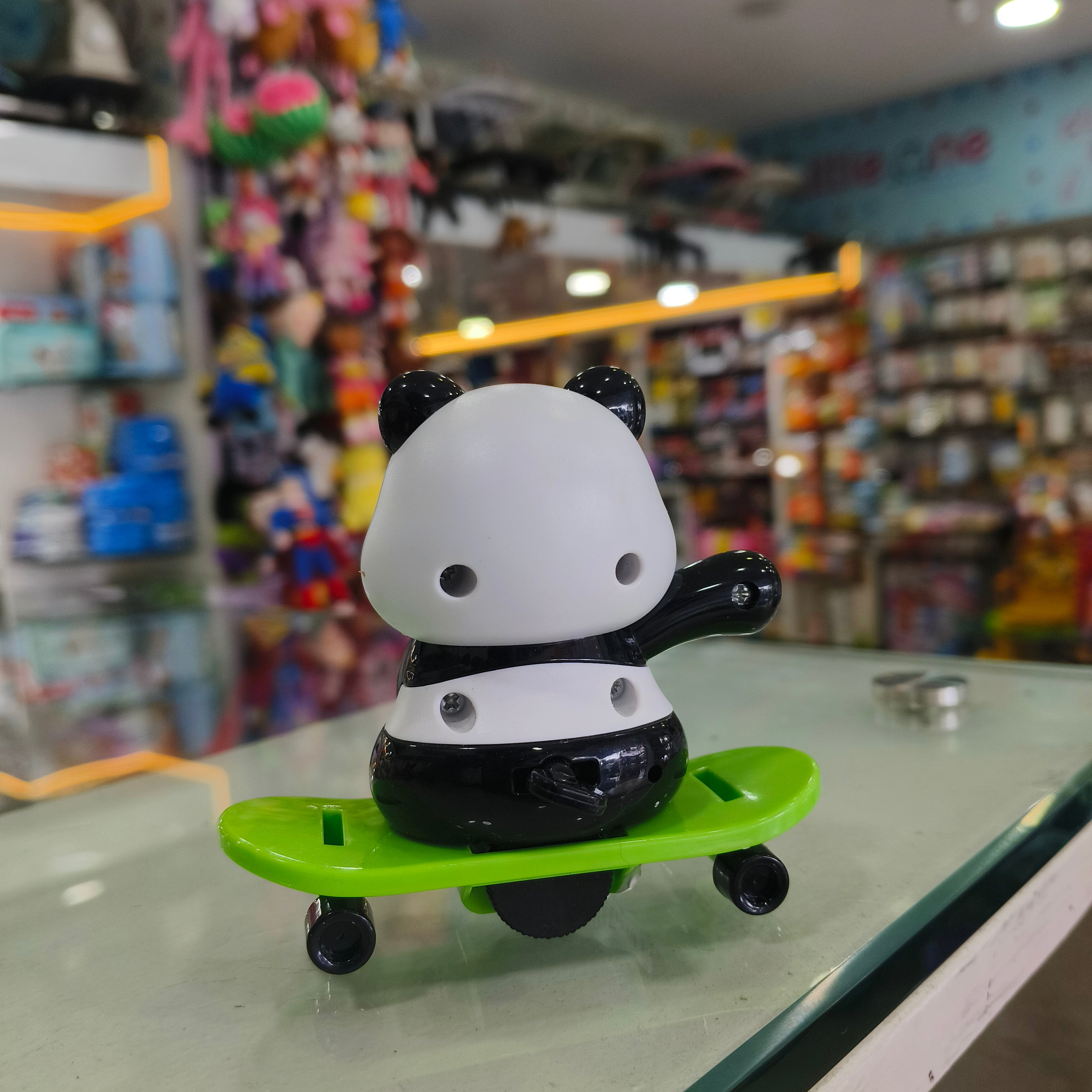 Skater Panda Skateboard Wind-Up Toy