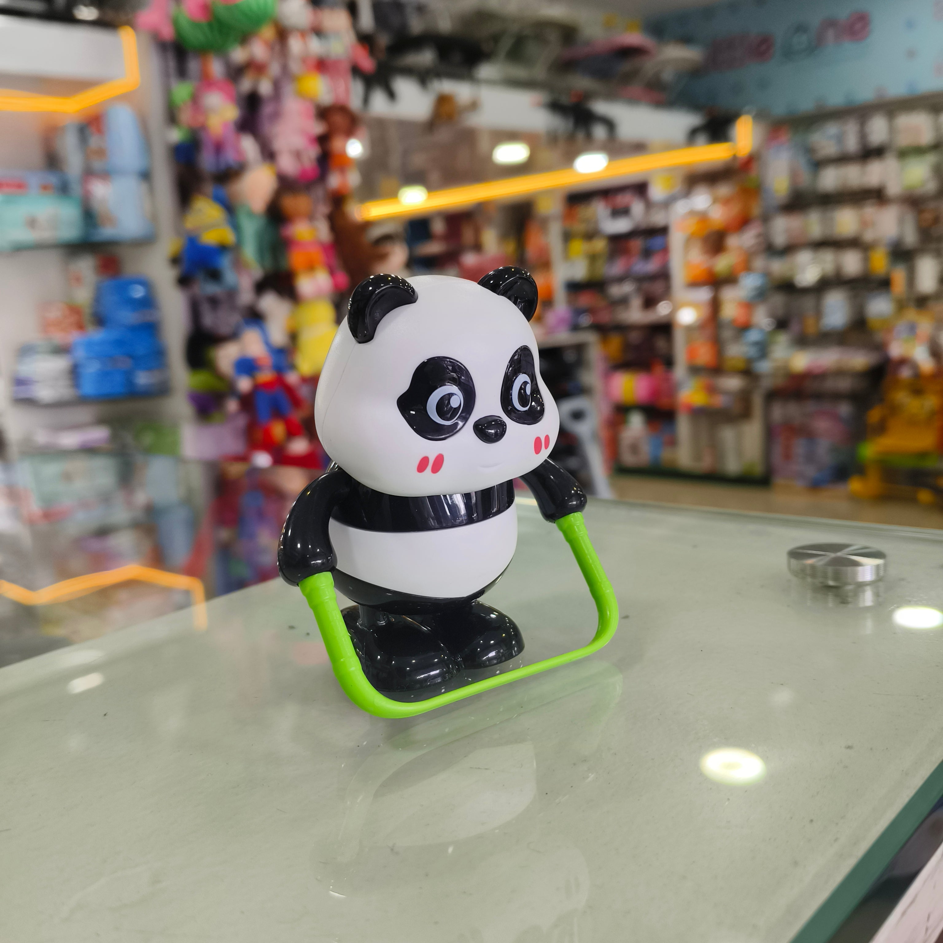 Hula Hoop Balancing Panda Wind-Up Toy