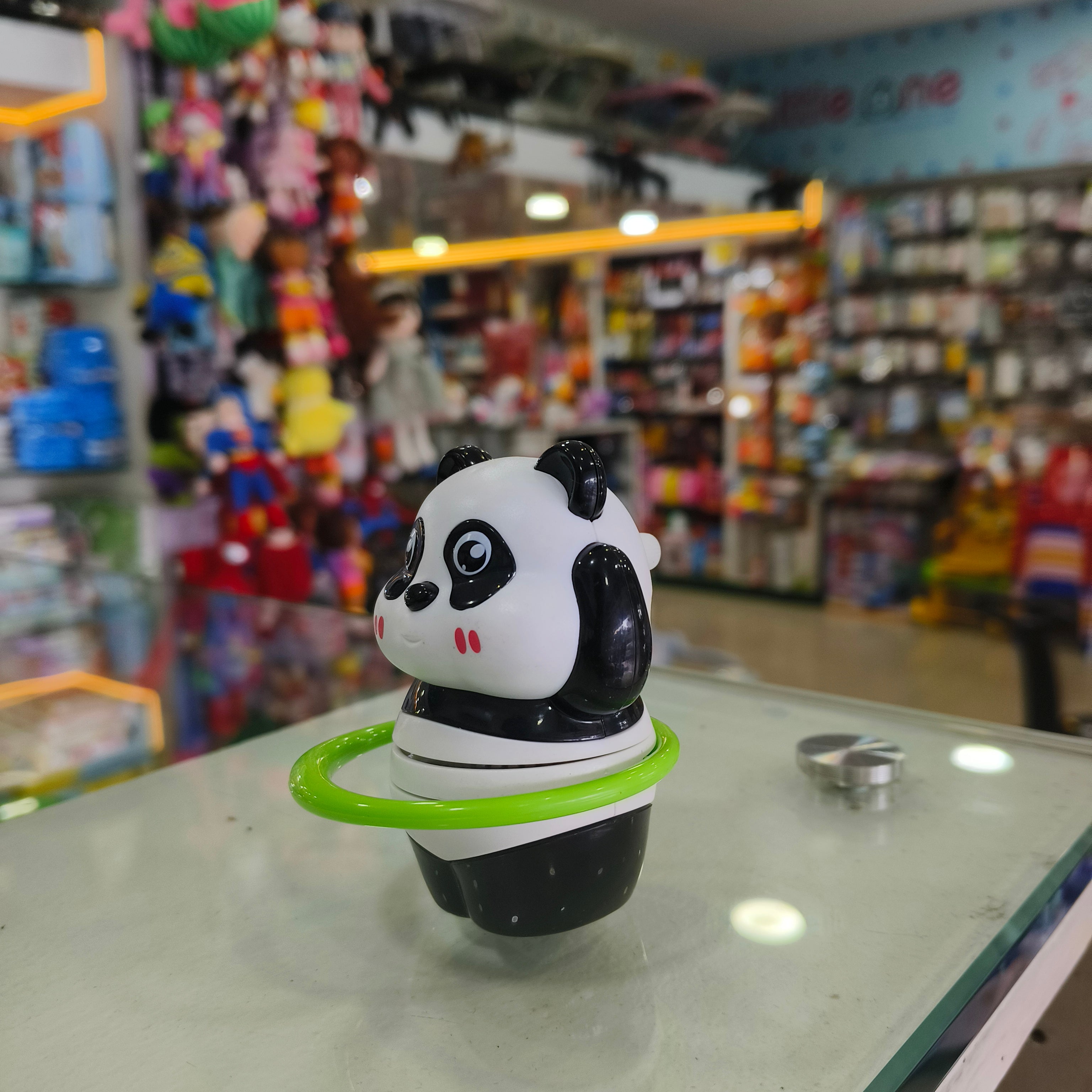 Hula Hoop Balancing Panda Wind-Up Toy